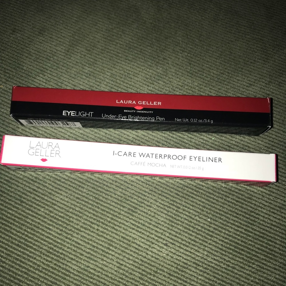 Laura Geller Eye Brightening Pen & I-Care Eyeliner